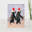 Recherche de pingouins mignons noël cartes Chapeaux santa