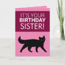 Recherche de chat noir anniversaire cartes Humour