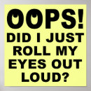 Recherche de yeux posters Drôle