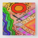 Recherche de carrés abstraits art Coloré
