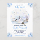 Recherche de baby shower de baleine cartes postales Aquarelle