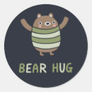 Recherche de ours de bande dessinée autocollants Mignon