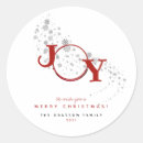 Recherche de carte de noël autocollants Joie