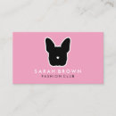 Recherche de animaux drôles cartes visite Bulldog