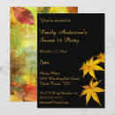 Recherche de autumn anniversaire invitations Élégant