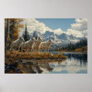 Recherche de loup et lac posters Loups