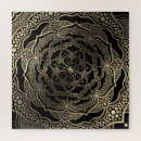 Recherche de mandala floral puzzles Fleur