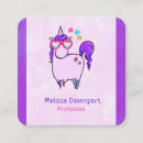 Recherche de licorne rose cartes visite Magique