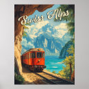 Recherche de voyage de train posters Locomotive à vapeur