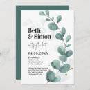 Recherche de greenery mariage invitations Feuillage