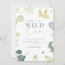 Recherche de dinosaure 1ans anniversaire invitations Animaux jurassiques