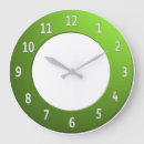 Recherche de vert clair horloges Cool