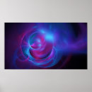Recherche de conception de fractale posters Lumineux