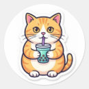Recherche de chat orange autocollants Toute personne