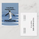 Recherche de pingouin mignon cartes visite Animal