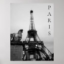 Recherche de tour eiffel noir et blanc posters Romantique