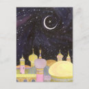 Recherche de lune de ramadan cartes postales Nuit