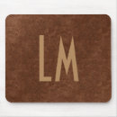 Recherche de cuivre tapis souris Monogramme