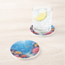 Recherche de récif dessous de verres Bleu