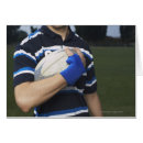Recherche de joueur de rugby cartes postales Extérieur