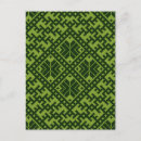 Recherche de la géométrie cartes postales Vert