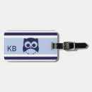 Recherche de hibou bagages étiquettes Monogramme