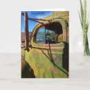 Recherche de camions vintages vœux cartes Camionnette