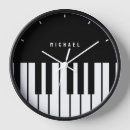 Recherche de piano clavier horloges Musicien