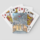 Recherche de ville jeux de cartes Design d'encre