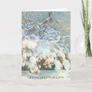 Recherche de neige couvert vœux cartes Blanc