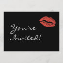 Recherche de baiser rouge invitations Partie