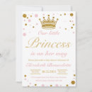 Recherche de princesse baby shower fille invitations Bébé