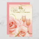 Recherche de anniversaire mariage 35 ans cartes invitations 35e