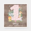 Recherche de first birthday serviettes Un