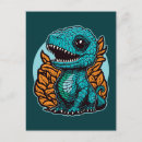 Recherche de dinosaures mignons cartes postales Toute personne