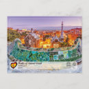 Recherche de güell de parc cartes postales Espagne
