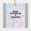 Recherche de papillon rose ornements Arc en ciel