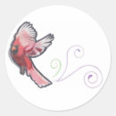 Recherche de cardinal autocollants Original