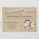 Recherche de unique fiançailles invitations De partie de