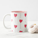Recherche de ballon de coeur tasses Illustration