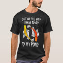 Recherche de étang de koi tshirts Carpe