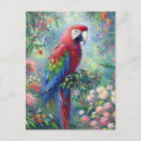 Recherche de oiseau perroquet cartes postales Peinture