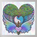 Recherche de coeur arbre posters Rose