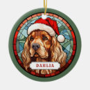 Recherche de cocker ornements Noël