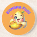 Recherche de banane dessous de verres Jaune
