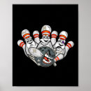 Recherche de bowling vintage posters Broche