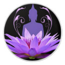 Recherche de fleur lotus de boutons et poignées de porte Yoga