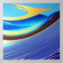 Recherche de oiseaux japonais posters Bleu