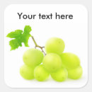 Recherche de raisins verts autocollants Fruits