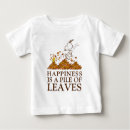 Recherche de feuille bébé tshirts Chute